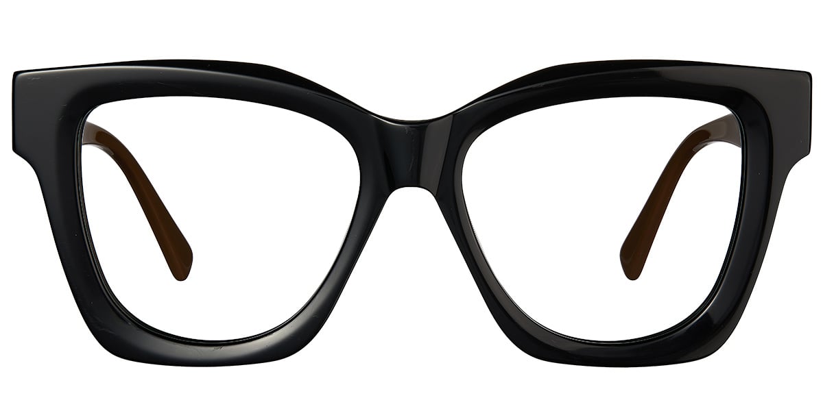 Acetate Square Frame brown