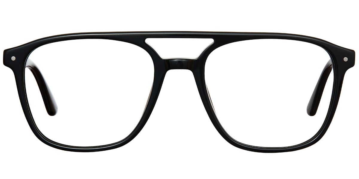 Acetate Aviator Frame bright_black