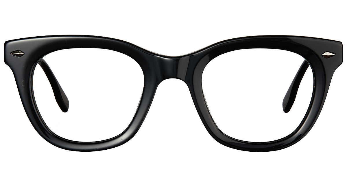 Acetate Square Frame bright_black