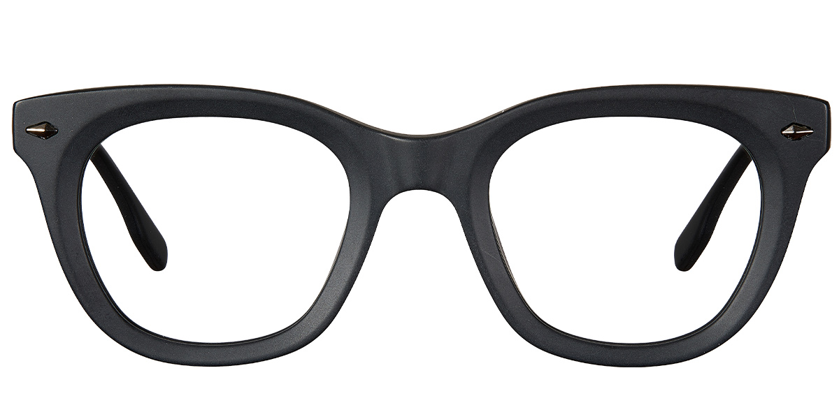 Acetate Square Frame matte-black