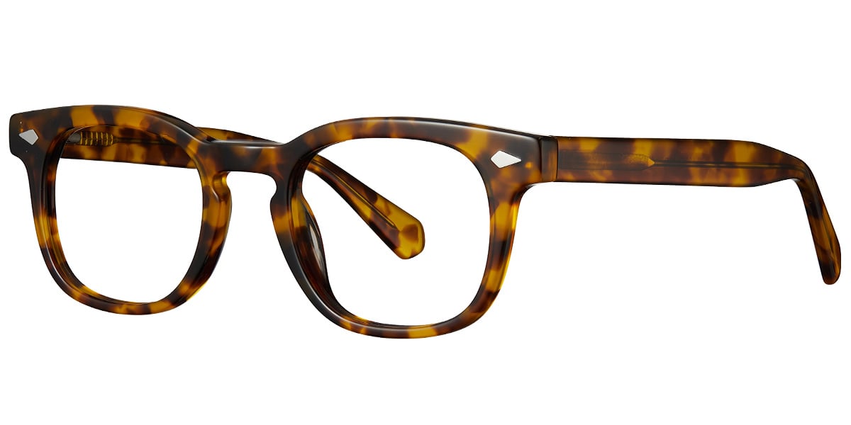 Acetate Rectangle Frame tortoiseshell