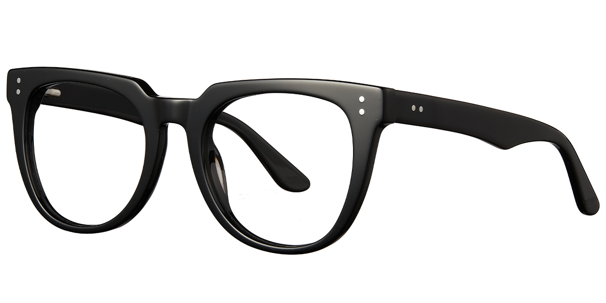 Acetate Square Frame bright_black