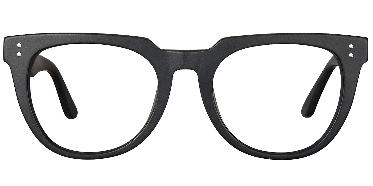 Acetate Square Frame matte-black