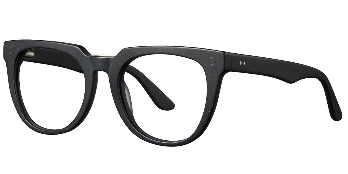 Acetate Square Frame matte-black