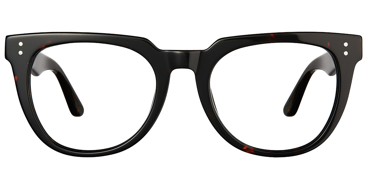 Acetate Square Frame tortoiseshell