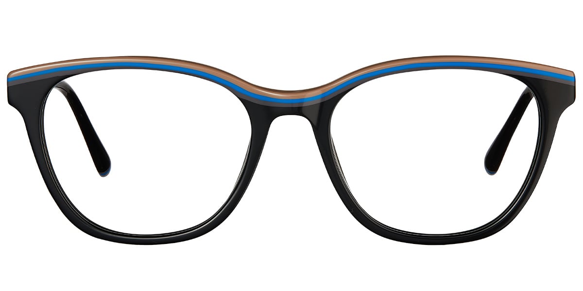 Acetate Square Frame black