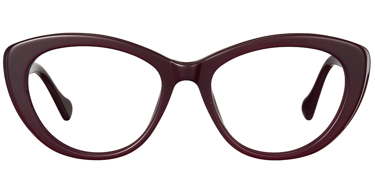 Acetate Oval Frame purple