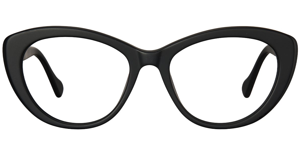 Acetate Oval Frame matte-black