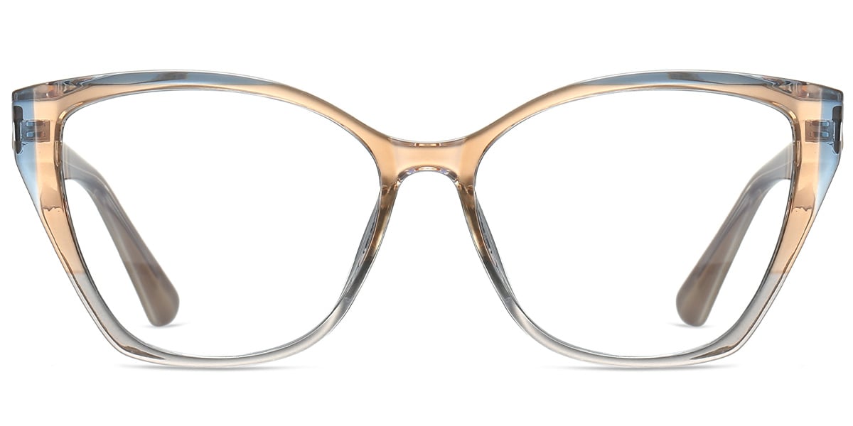 Acetate Square Frame pattern-light_brown