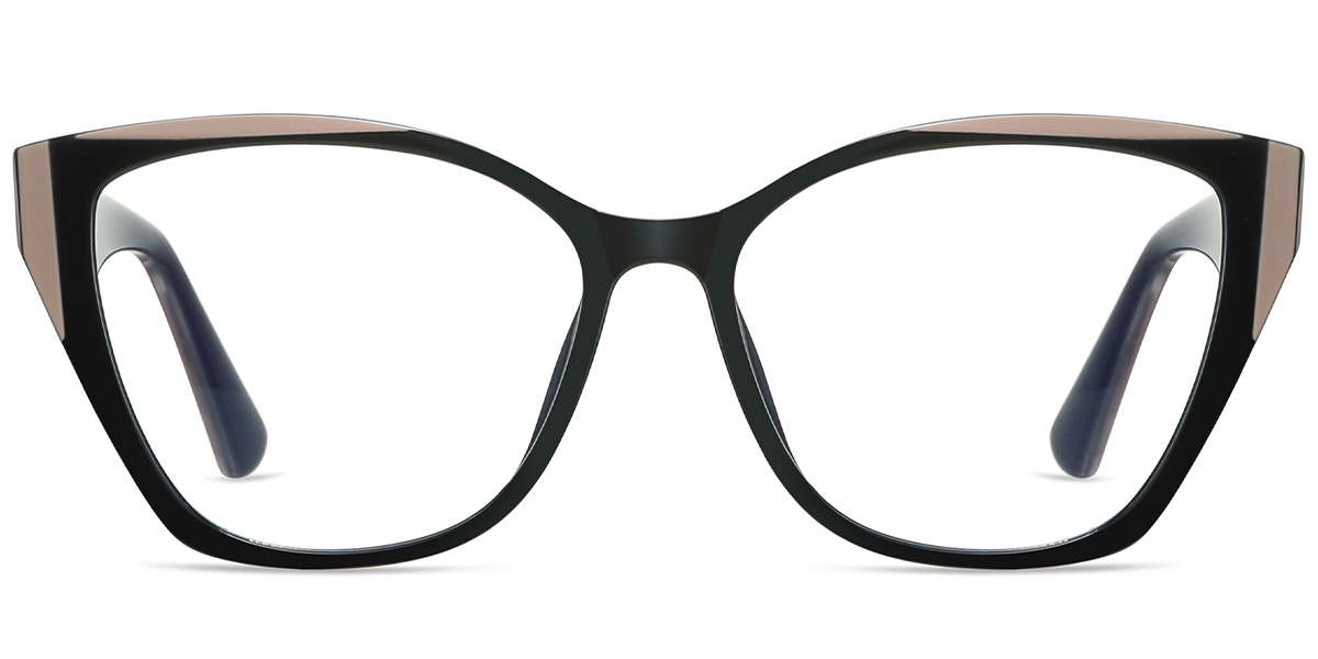 Acetate Square Frame black-coffee