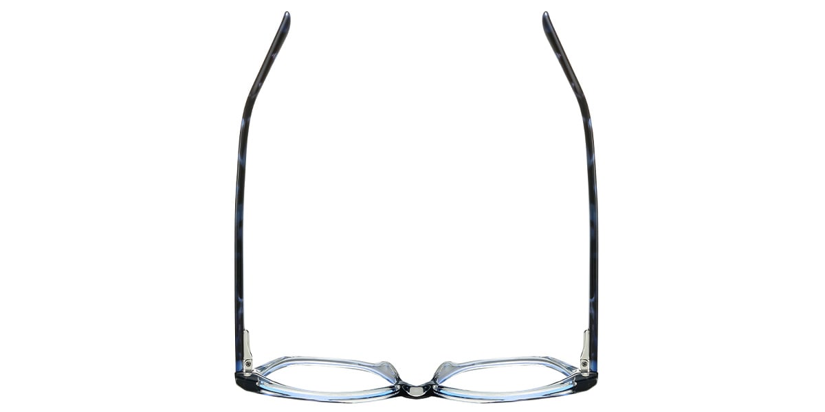 Acetate Square Frame pattern-blue