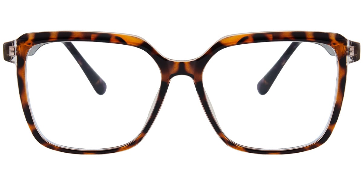 Acetate Square Frame tortoiseshell