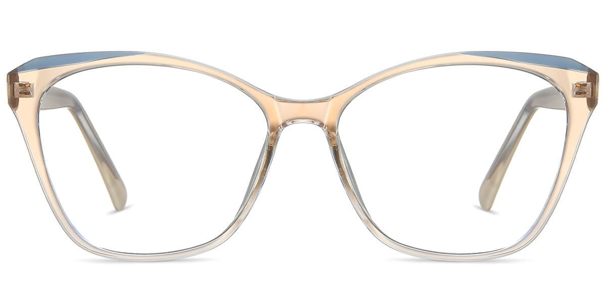 Acetate Square Frame translucent-light_brown