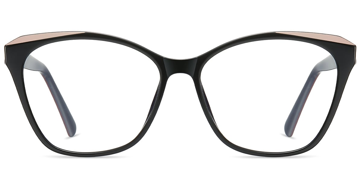 Acetate Square Frame black-coffee