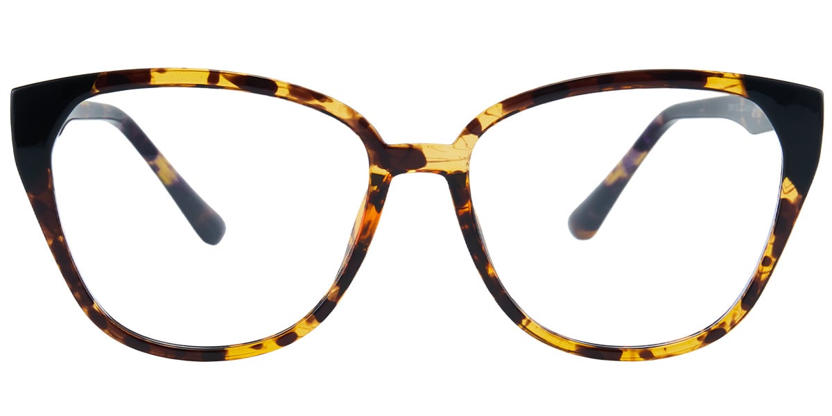 Acetate Square Frame pattern-tortoiseshell