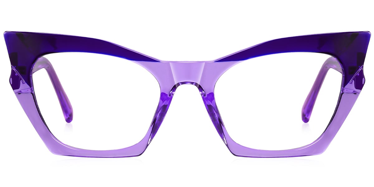 Square Frame pattern-purple