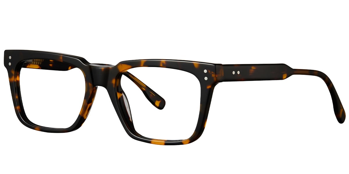 Acetate Rectangle Frame tortoiseshell