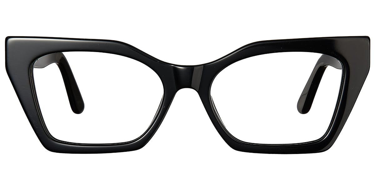 Acetate Geometric Frame bright_black