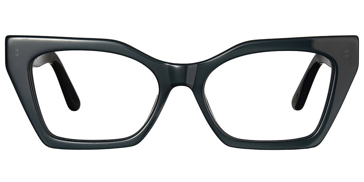 Acetate Geometric Frame green