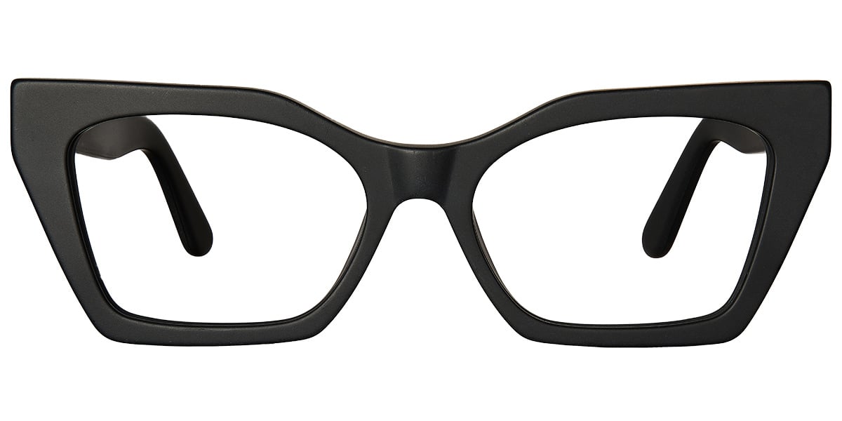 Acetate Geometric Frame matte-black