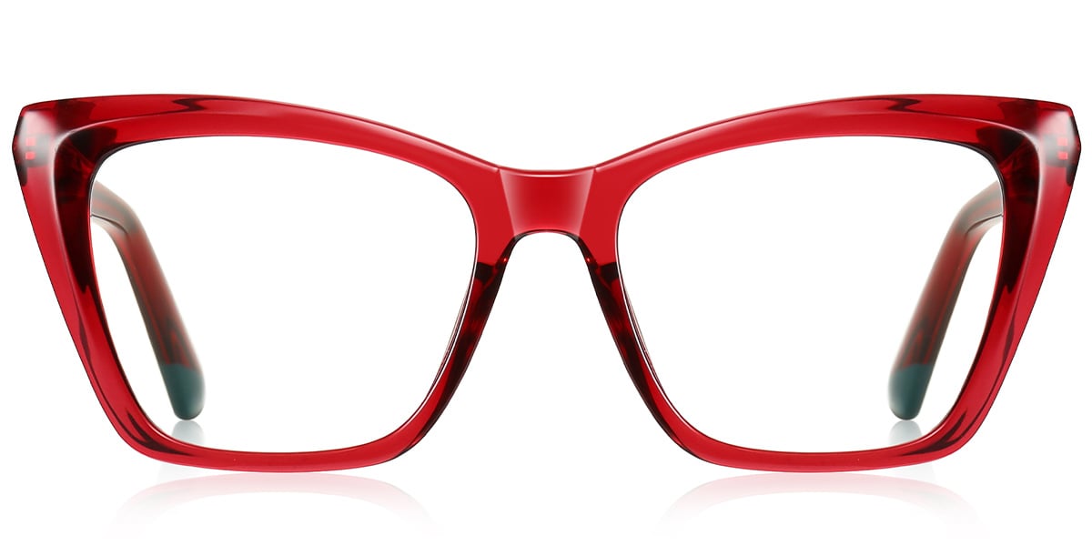 Square Frame translucent-red