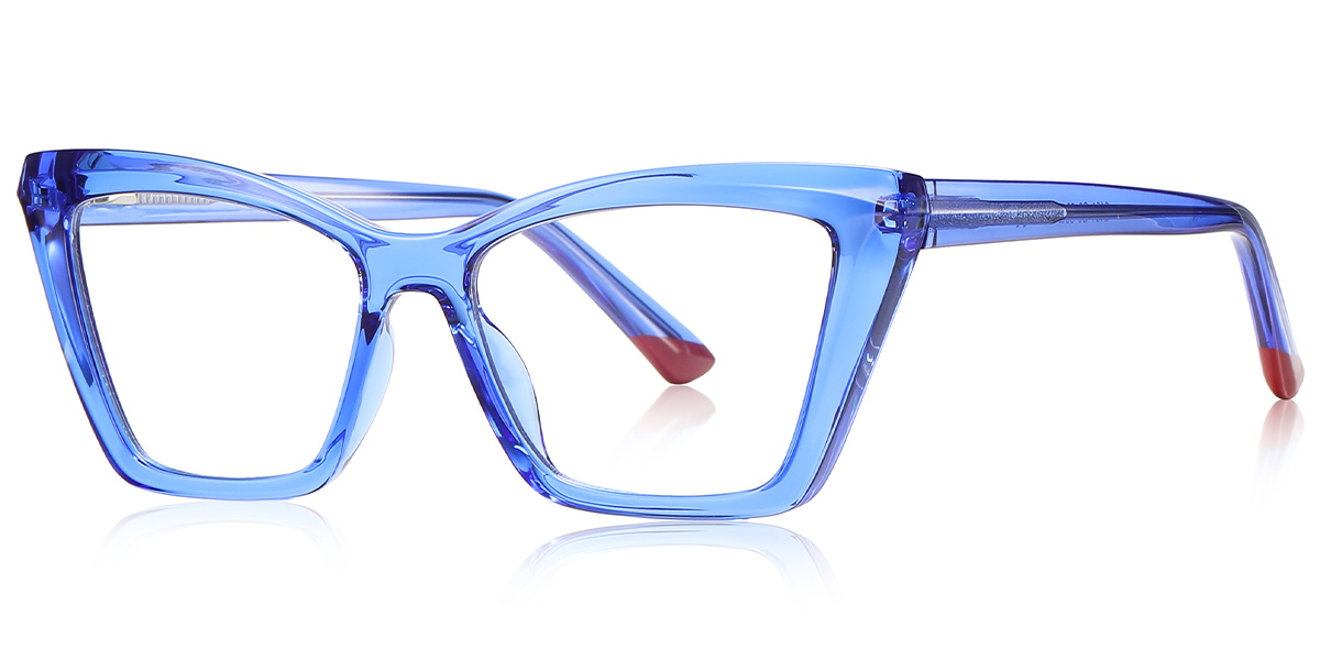 Rectangle Frame translucent-blue