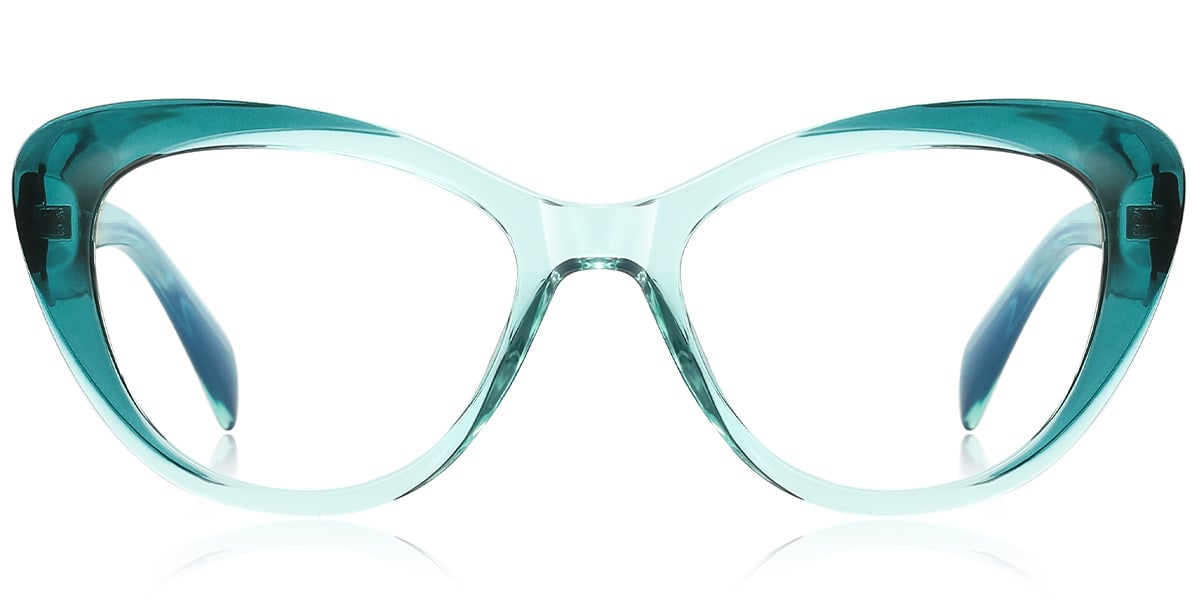 Cat Eye Frame gradient_green