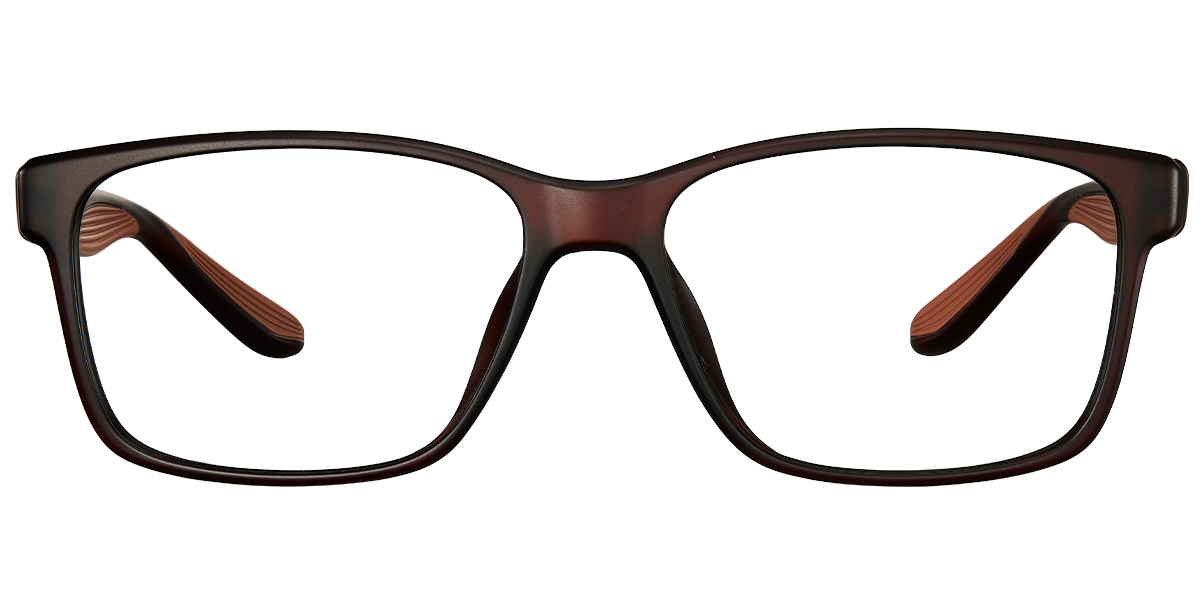 Rectangle Frame translucent-brown