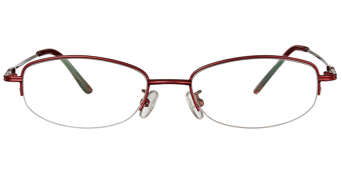 Oval Frame red