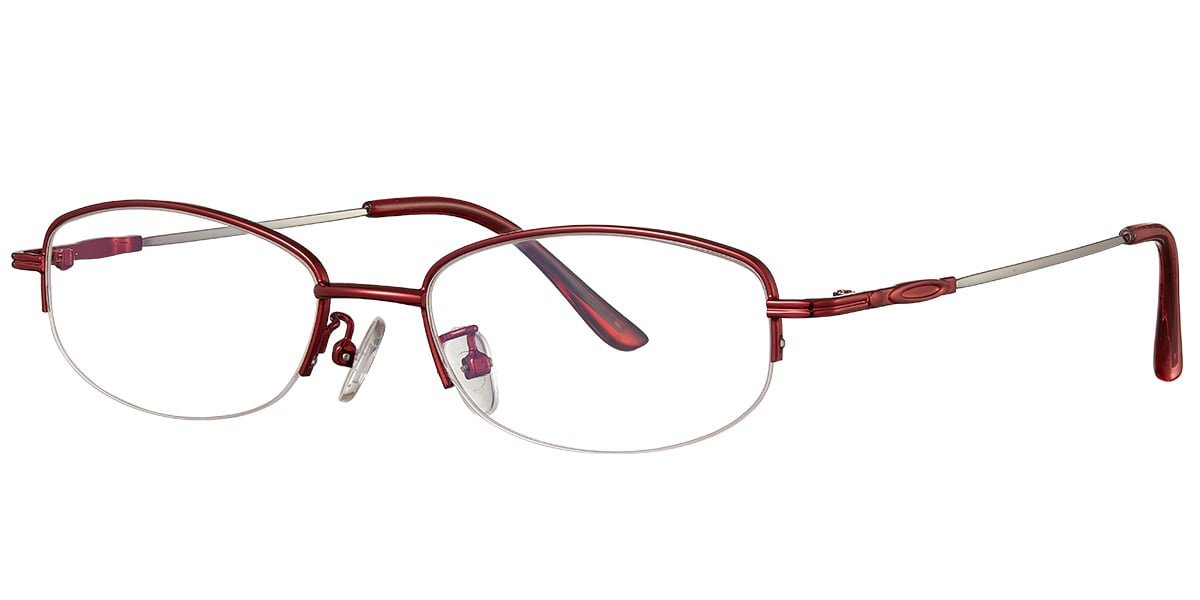 Oval Frame red