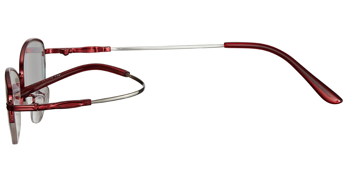 Oval Frame red