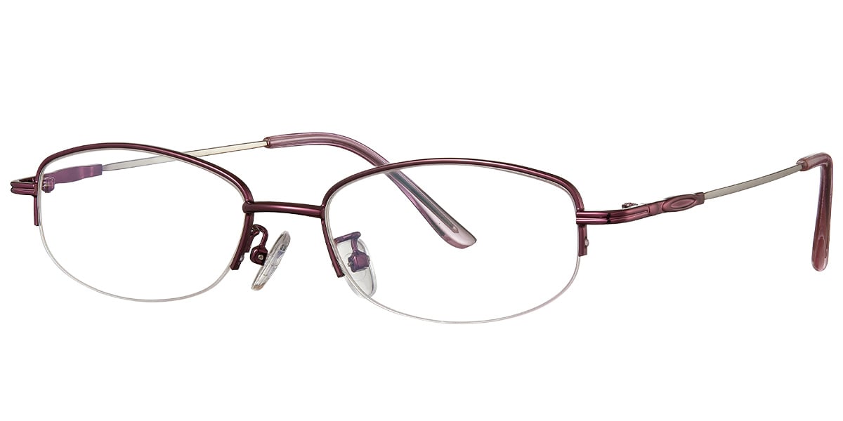 Oval Frame purple