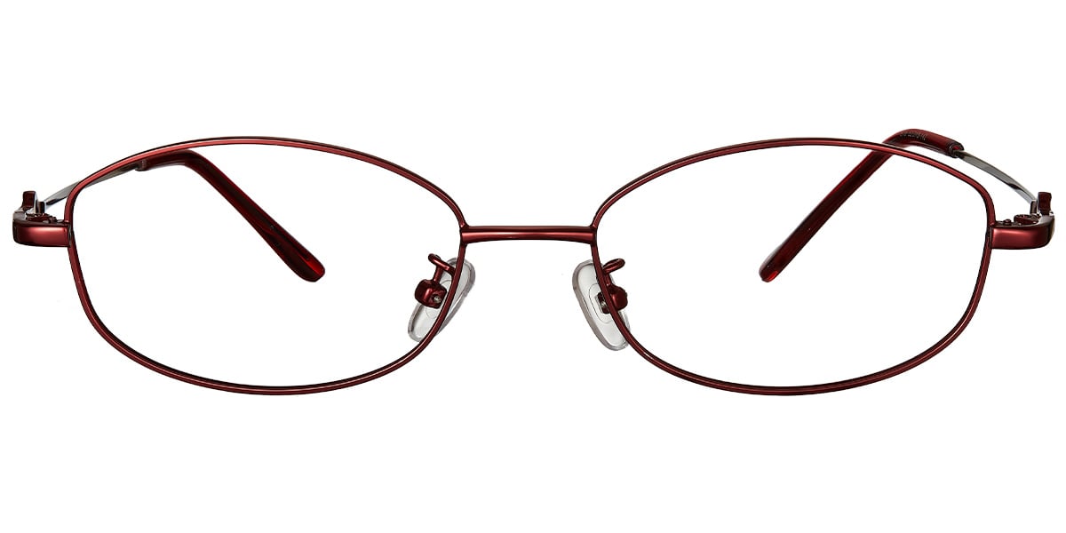 Oval Frame wine_red