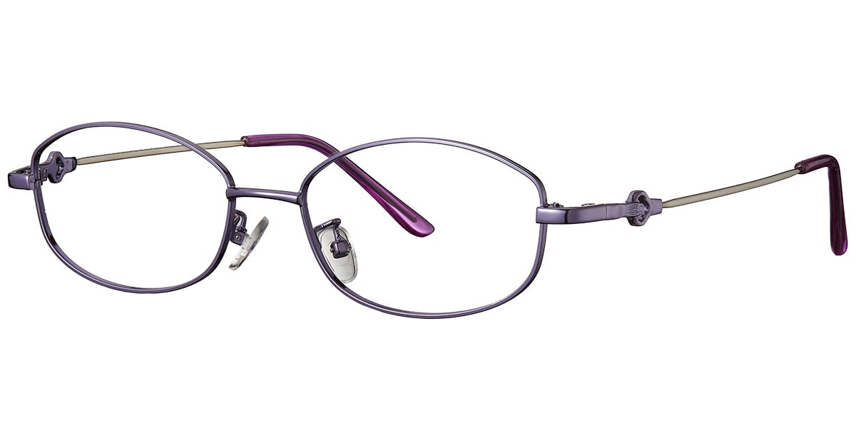 Oval Frame purple