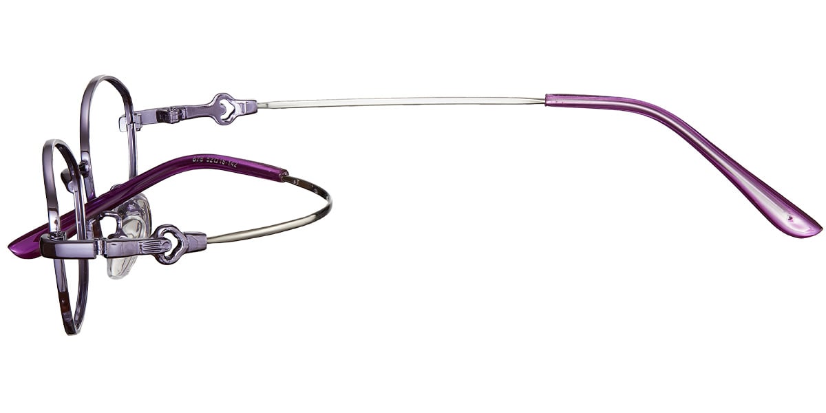 Oval Frame purple