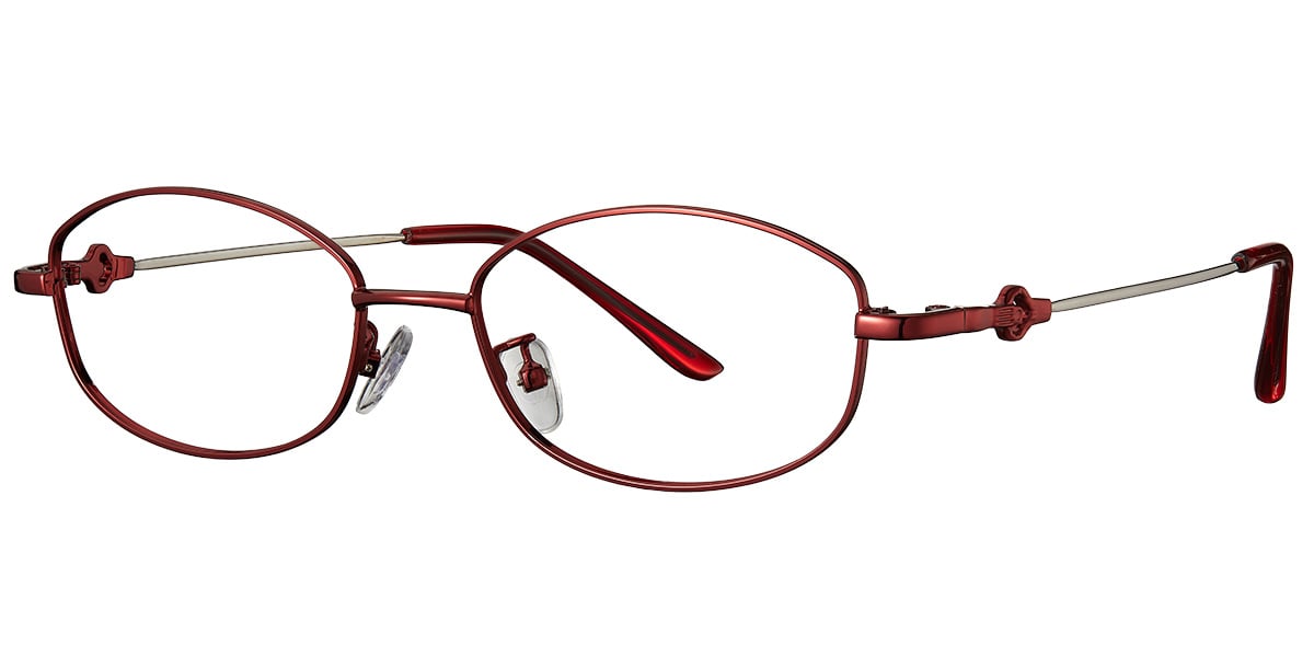 Oval Frame wine_red