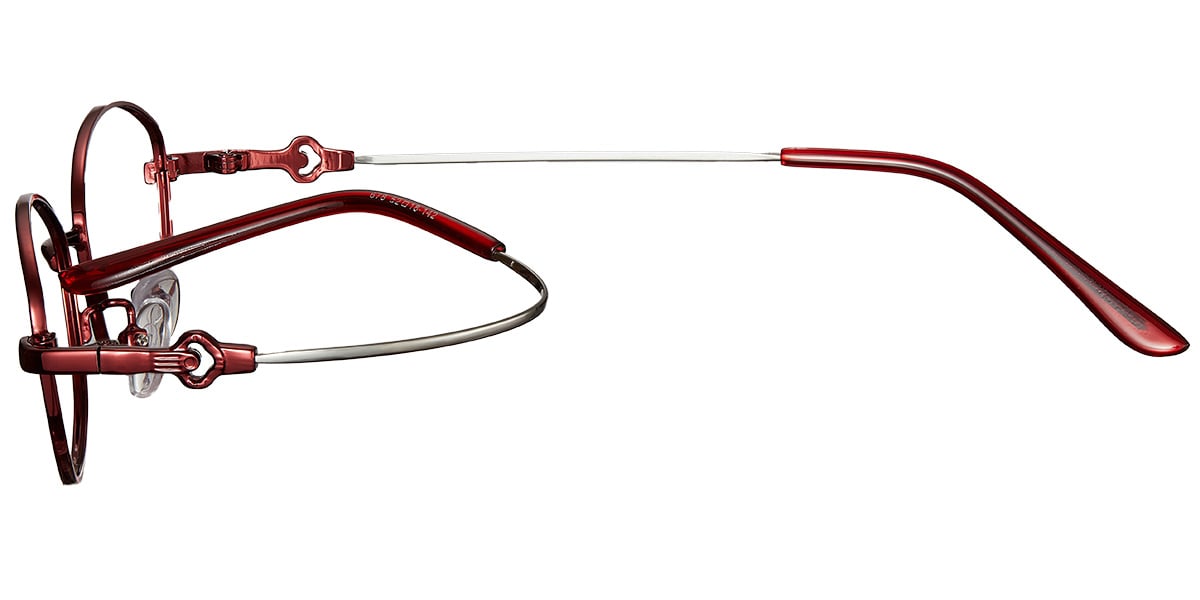 Oval Frame wine_red