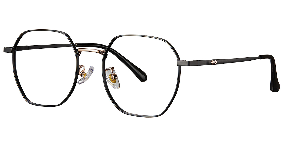 Square Frame black-gold