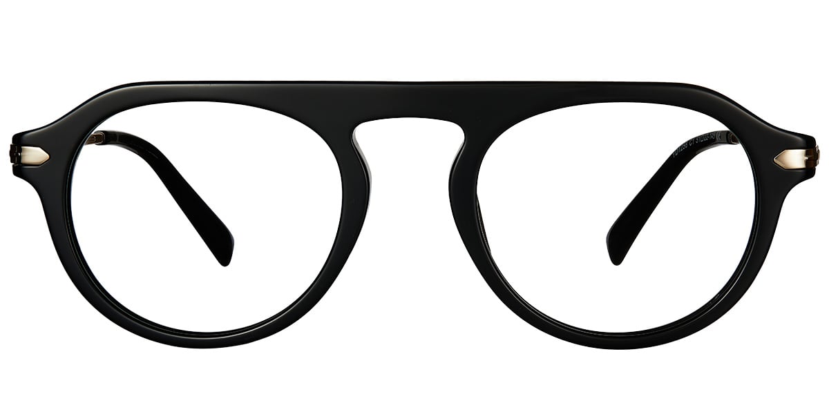 Acetate Oval Frame black