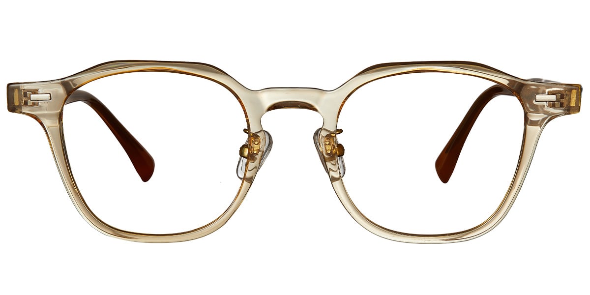 Acetate Square Frame translucent-light_brown