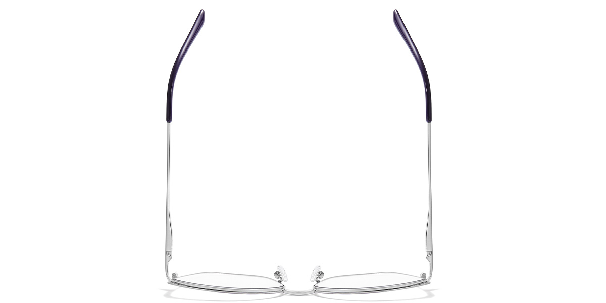 Cat Eye Frame pattern-purple