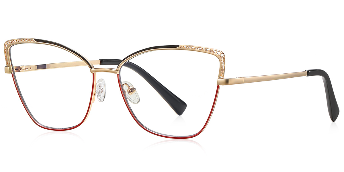 Cat Eye Frame tortoiseshell-black