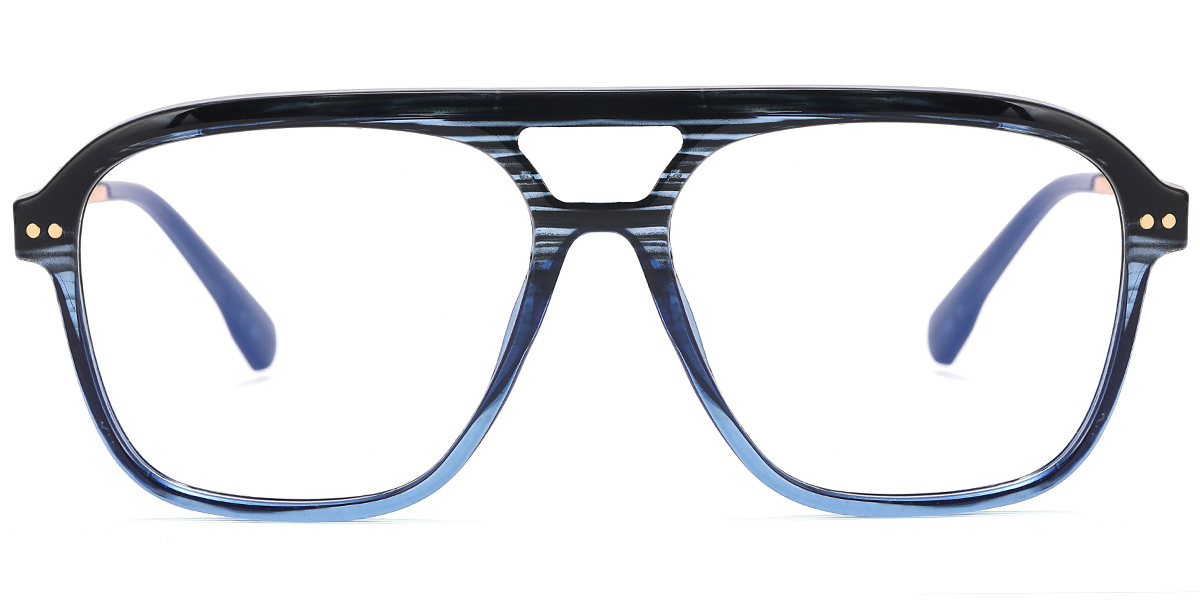 Aviator Frame pattern-blue