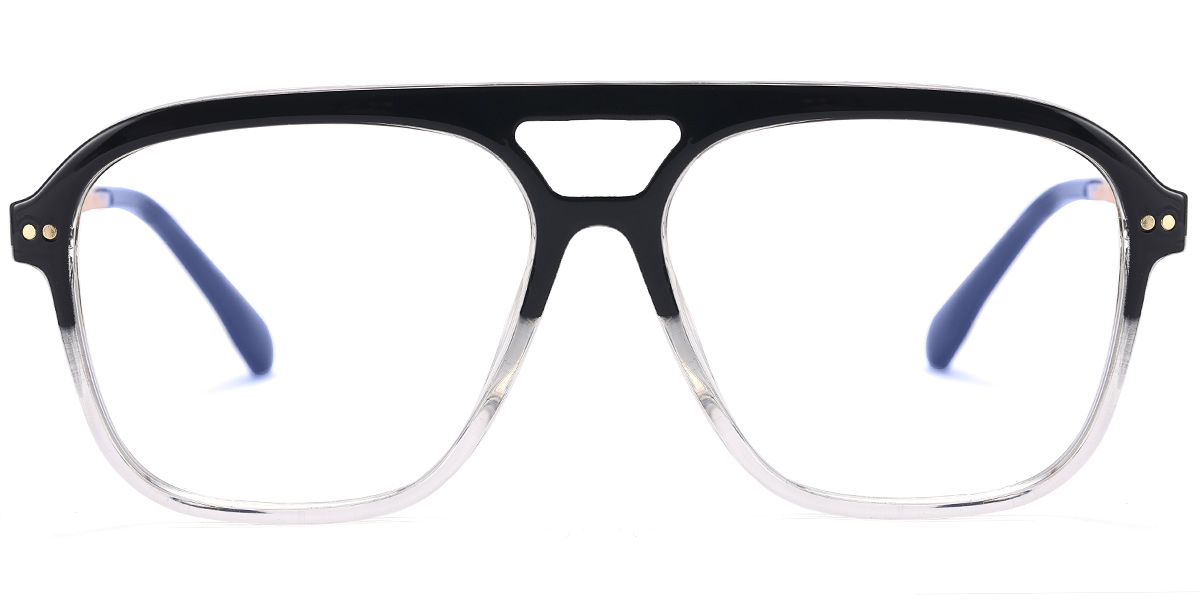 Aviator Frame pattern-black