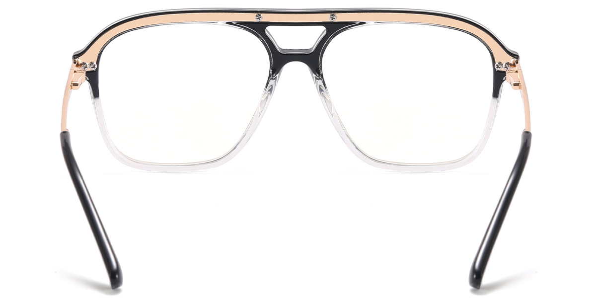 Aviator Frame pattern-black