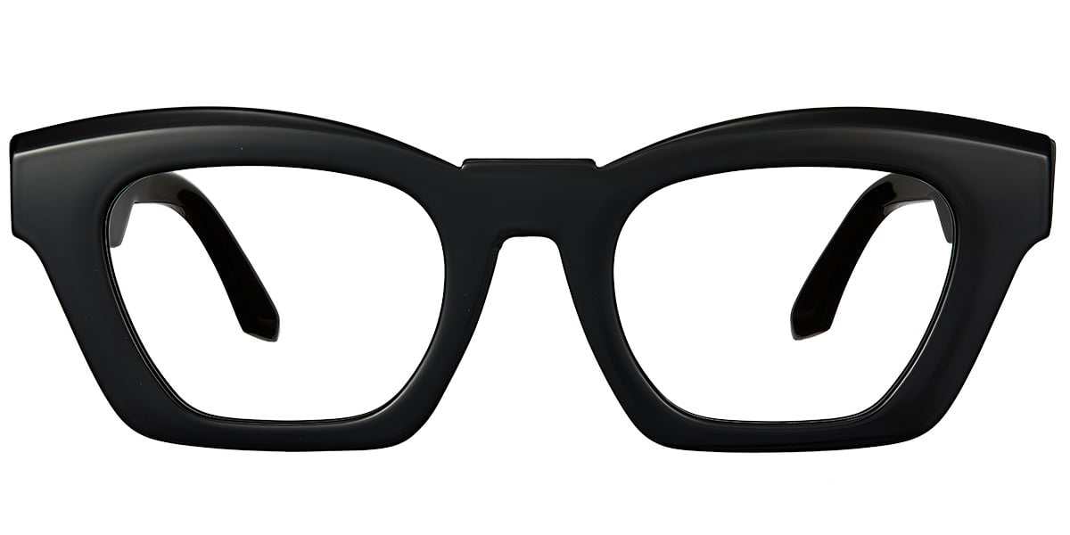 Acetate Square Frame black