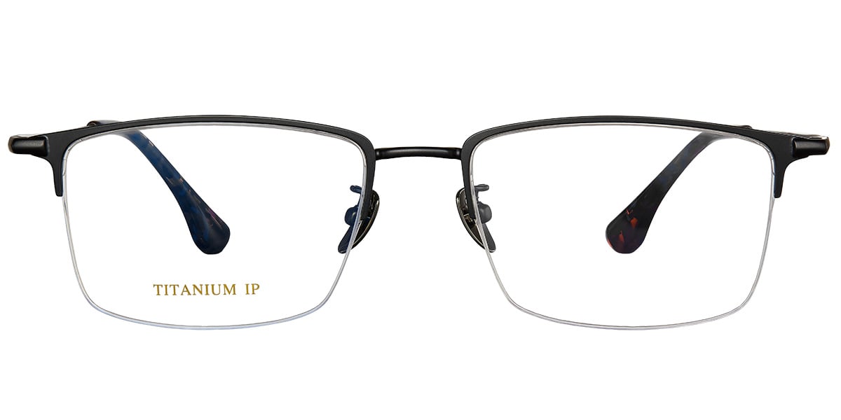 Titanium Rectangle Frame black