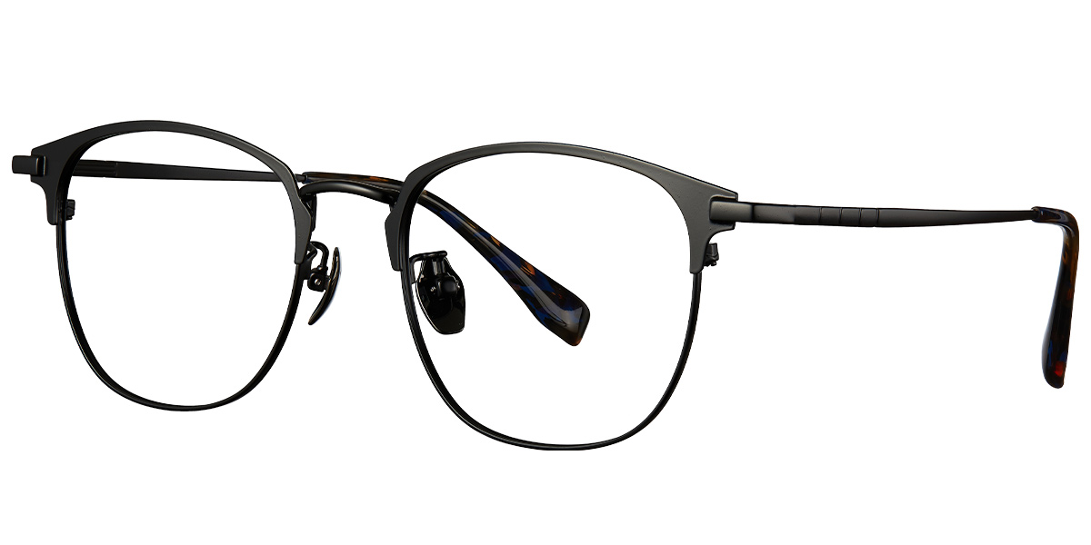 Titanium Square Frame black