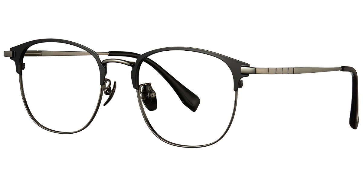 Titanium Square Frame black-gun_metal