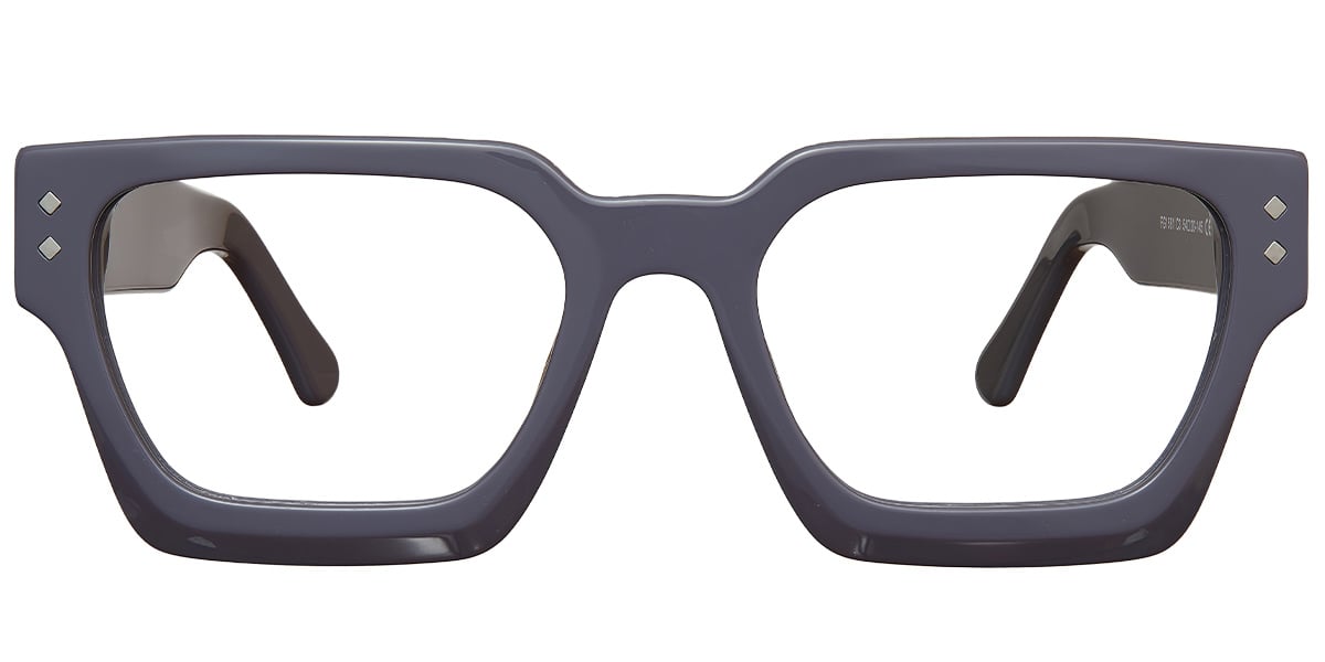 Acetate Square Frame grey